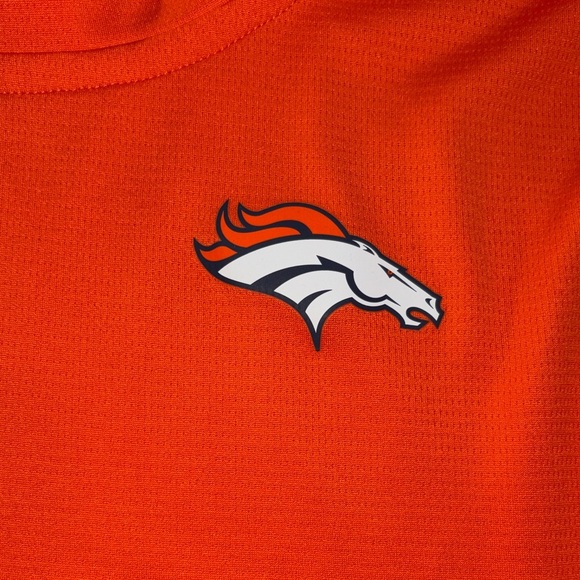 Nike Women's NFL On Field Orange Long Sleeve Crewneck Small - Picture 4 of 8